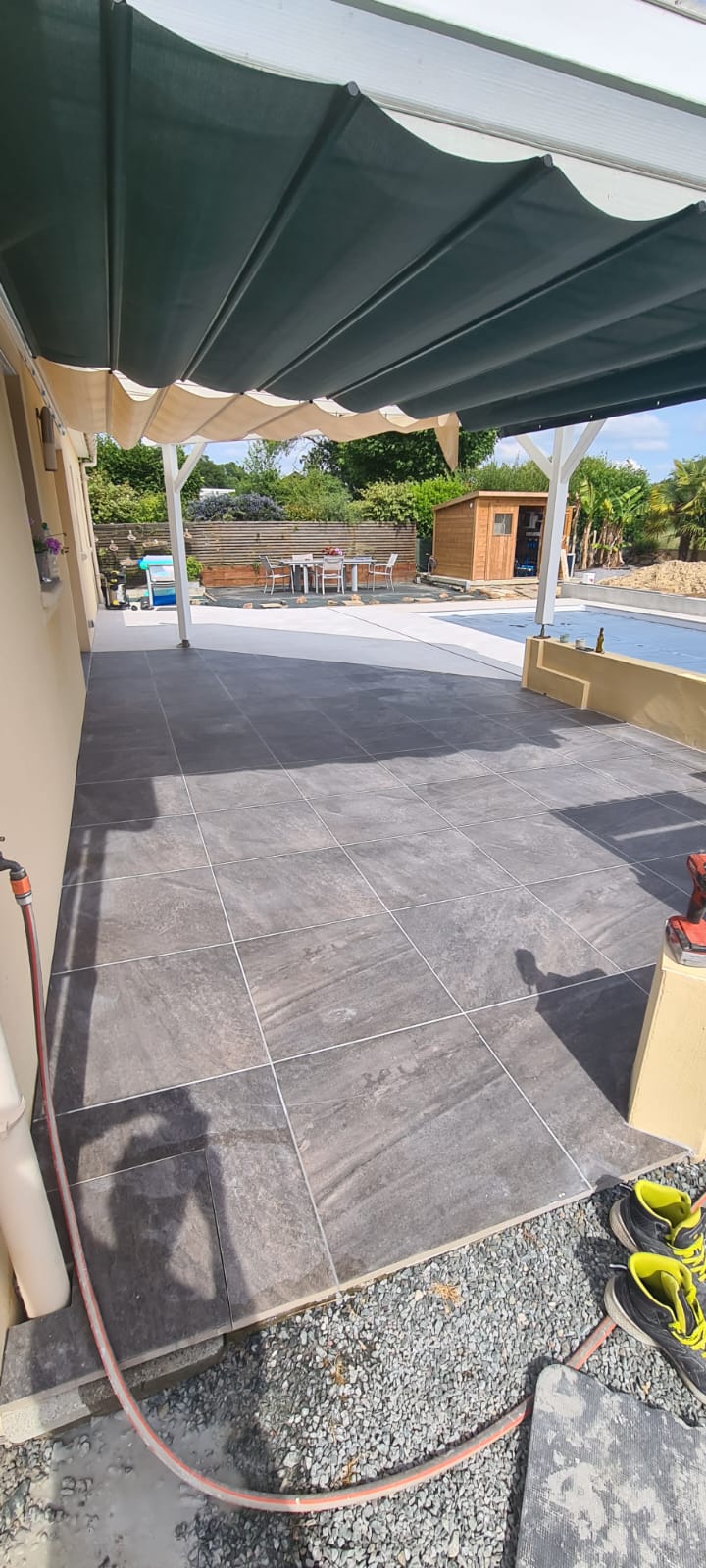 Dalle béton pour terrasse